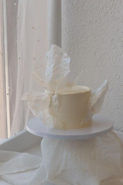 Jemná biela torta