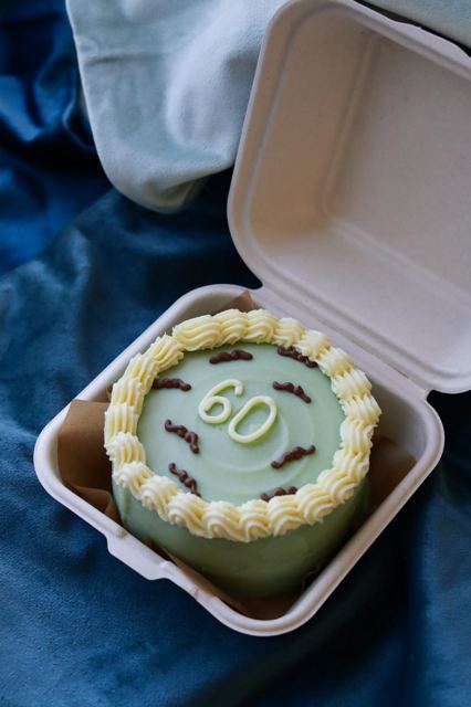 Bento tortička k šesťdesiatke